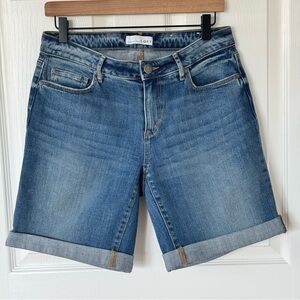 LOFT Blue Jean Shorts with Rolled Hems